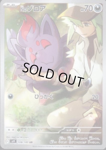 画像1: 【状態B】Nのゾロア(108/100 AR) (1)