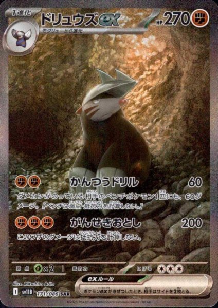 画像1: ドリュウズex(171/086 SAR) (1)