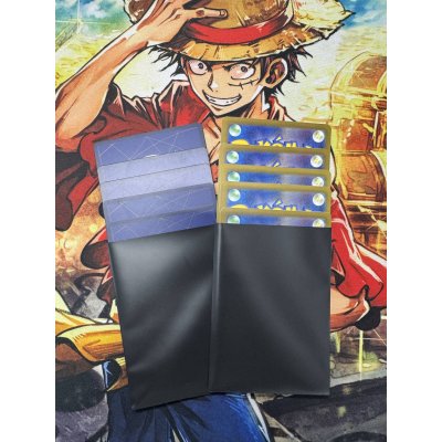 画像2: ［新］両面黒侍スリーブ 1セット100枚入 W66mm×H90.5mm+リップ1mm