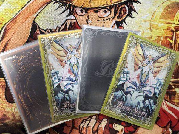 画像1: 侍スリーブ【 両面マットY】 100枚入 64.5mm×91.5mm[スモールサイズの上] (1)