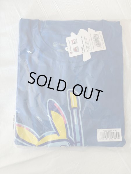 画像2: WCS2024 ホノルル　Tシャツ　ピカチュウ青（XL） (2)