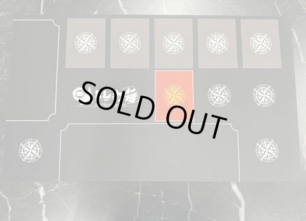 画像1: トレカ侍 オリジナルプレイマット(黒色ワンピース枠入り) (1)