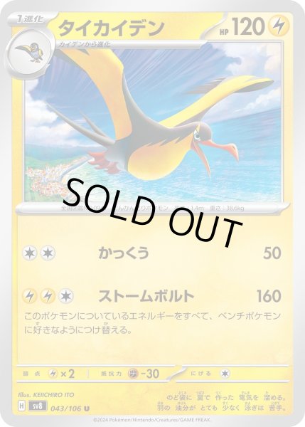 画像1: タイカイデン(U)(043/106) (1)