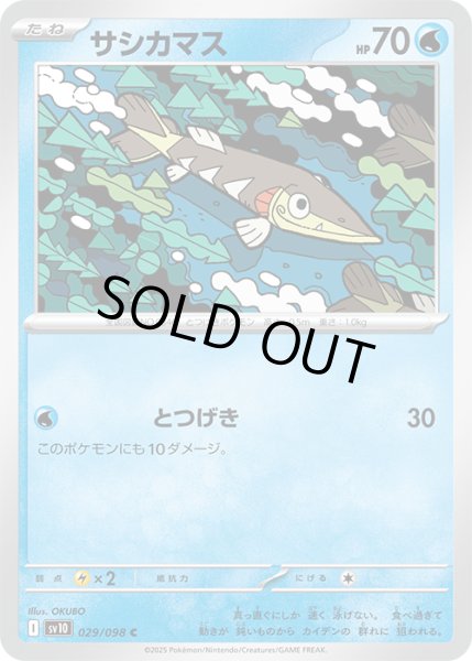 画像1: サシカマスC 029/098 (1)