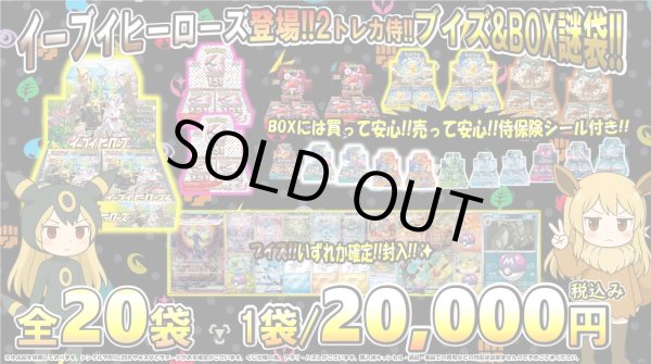 画像1: [PN]イーブイヒーローズ登場2!!トレカ侍!!ブイズ&BOX謎袋!!【全20口】 (1)