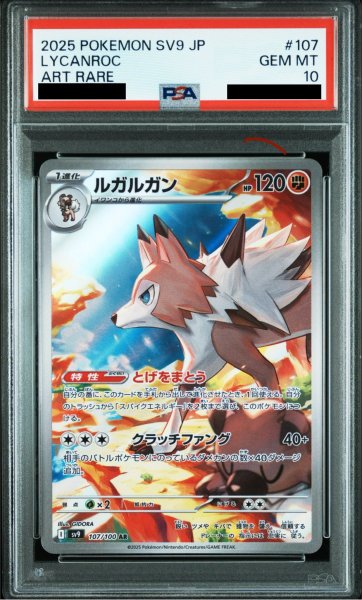 画像1: 【PSA10】ルガルガン(107/100 AR) (1)