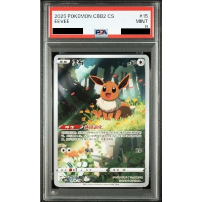 画像1: 【PSA9】伊布(イーブイ/中国語)(0115/15)AR仕様