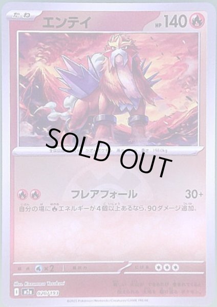 画像1: エンテイ(ミラー)(020/193)【ボール柄】 (1)