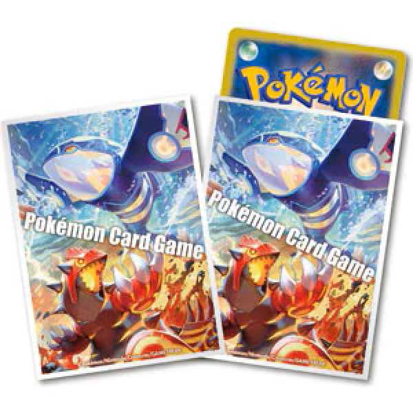 画像1: ゲンシグラードン・ゲンシカイオーガ デッキシールド 32枚入り (1)