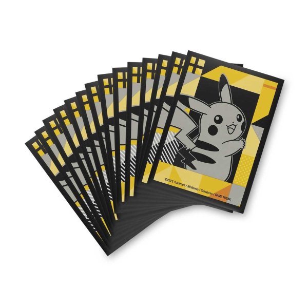 画像1: 【海外】PIKACHU POWER GRID card sleeves デッキシールド (1)