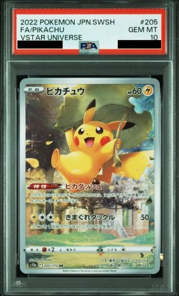 画像1: 【PSA10】ピカチュウ(205/172 AR) (1)