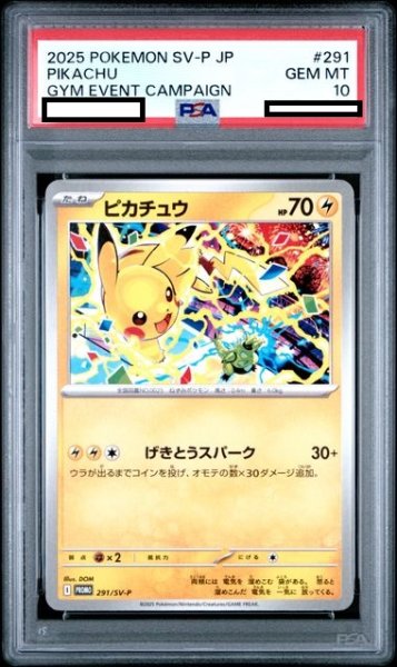 画像1: 【PSA10】ピカチュウ(プロモ)(291/SV-P) (1)