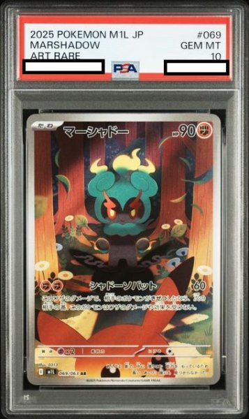 画像1: 【PSA10】マーシャドー(AR)(069/063) (1)