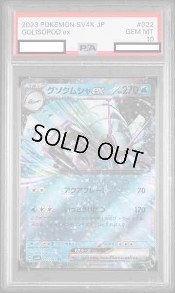 画像1: 【PSA10】グソクムシャex(022/066 RR) (1)