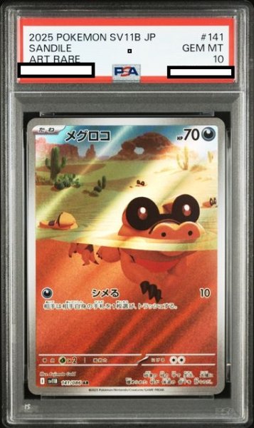 画像1: 【PSA10】メグロコ(141/086 AR) (1)