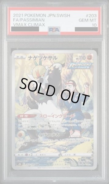 画像1: 【PSA10】ナゲツケサル(203/184 CHR) (1)