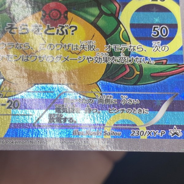 画像6: 【状態B】ポンチョを着たピカチュウ(230/XY-P) (6)