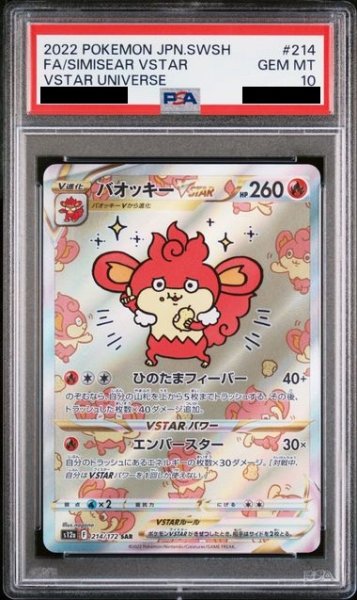 画像1: 【PSA10】バオッキーVSTAR(214/172 SAR) (1)