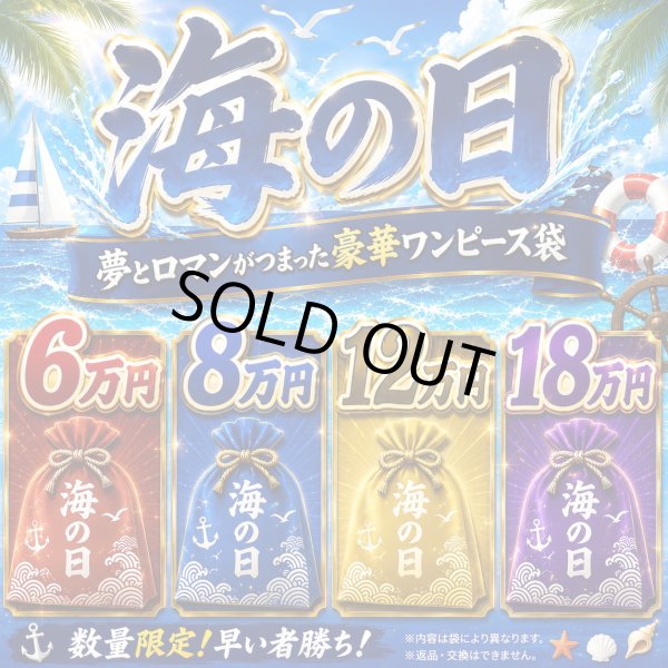 画像1: 【海の日Ver】ワンピースカード謎袋【シングルカード+未開封BOX】 (1)