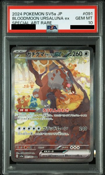 画像1: 【PSA10】ガチグマアカツキex(091/066 SAR)【2号店併売中/店頭で状態確認可能！】 (1)