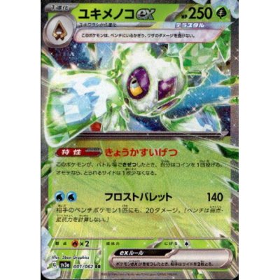 画像1: ユキメノコex(001/062 RR)