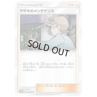 画像1: マサキのメンテナンス