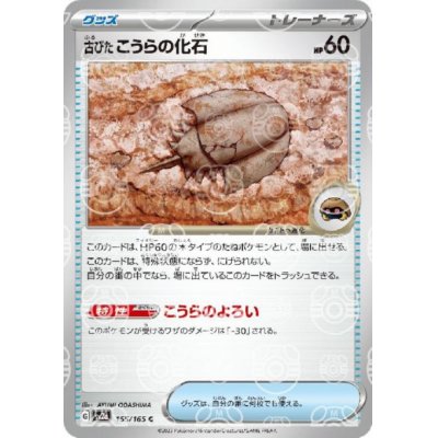 画像1: 【状態B】古びたこうらの化石(155/165)(ミラー/マスターボール)