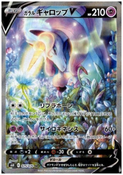 画像1: ガラルギャロップV(075/070 SR) (1)