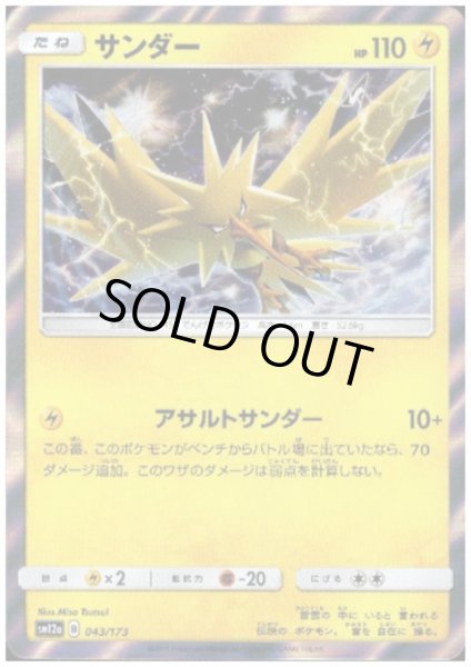 画像1: サンダー(R仕様/銀枠)(043/173) (1)