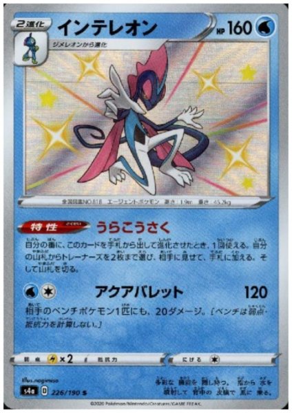 画像1: インテレオン(226/190 S) (1)