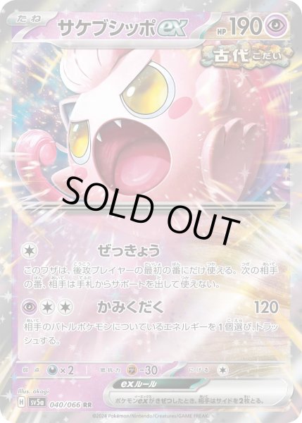 画像1: サケブシッポex(040/066 RR) (1)