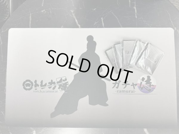 画像3: トレカ侍 オリジナルプレイマット黒灰グラデーションII(610mm x 355mm ロゴ中央部分) (3)