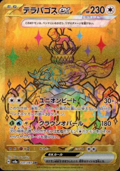 画像1: 【状態B】テラパゴスex(237/187 UR) (1)
