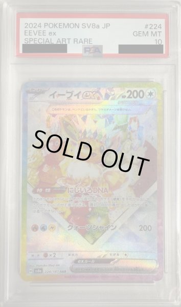 画像1: 【PSA10】イーブイex(224/187 SAR) (1)